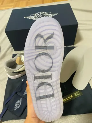 Air Jordan 1 Low x Dior Beige/Grigio