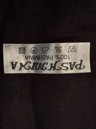 Pañuelo Pashmina Negro con Lentejuelas