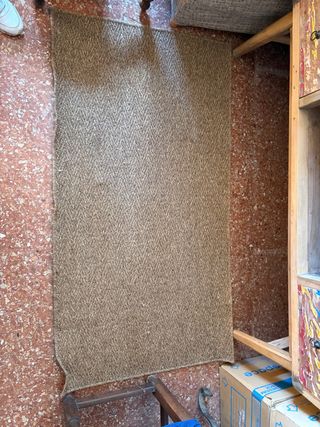 Alfombra Yute Ikea Lidersholm Beige/Marrón