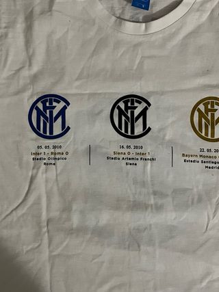 T-shirt Inter Triplete 2010