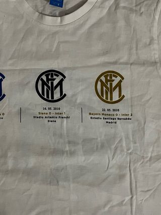 T-shirt Inter Triplete 2010
