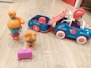 Coche Pin y Pon con figuras y accesorios