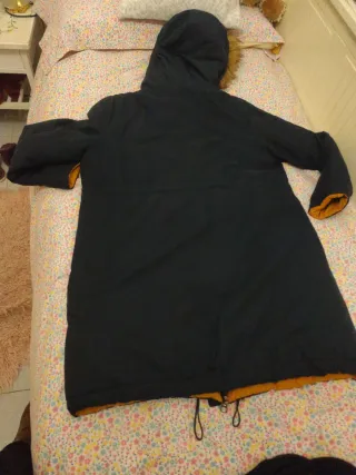 Abrigo negro mujer Poco uso da talla