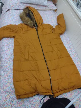 Abrigo negro mujer Poco uso da talla