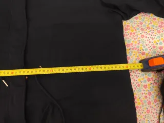 Abrigo negro mujer Poco uso da talla