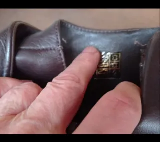 Zapatos abotinados de piel marrones 38 Punto Roma