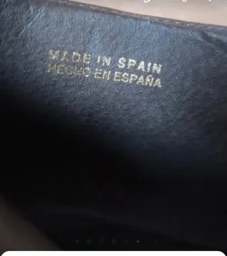 Zapatos abotinados de piel marrones 38 Punto Roma