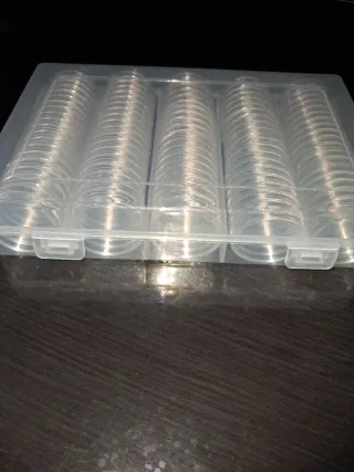 Caja Cápsulas Monedas Hasta 30mm
