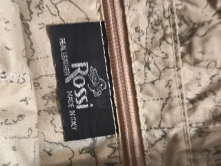 Borsa a tracolla in pelle BRUNO ROSSI panna