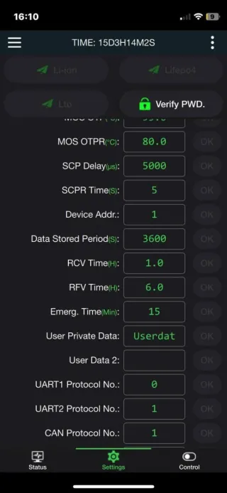 Batería 15kWh/16kWh Victron Deye Easun