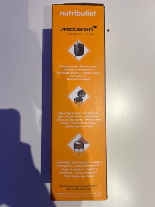 Batidora Nutribullet Portátil McLaren Formula 1