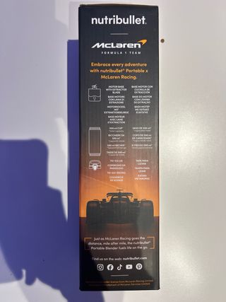 Batidora Nutribullet Portátil McLaren Formula 1