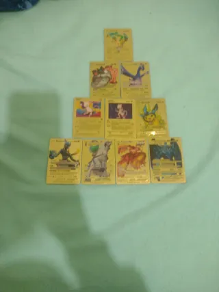 Colección Cartas Pokémon Doradas