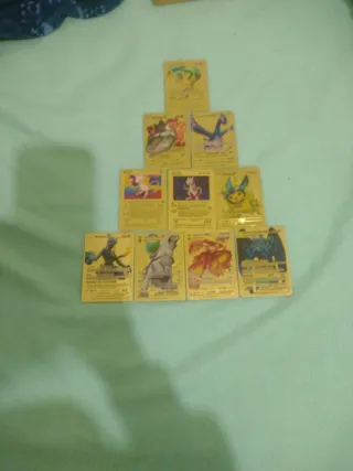 Colección Cartas Pokémon Doradas