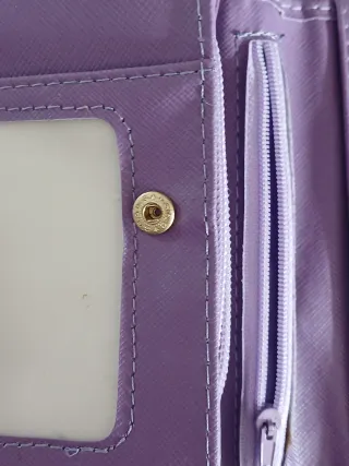 Portafogli donna blu e viola
