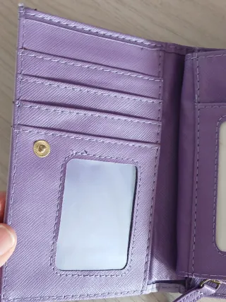 Portafogli donna blu e viola