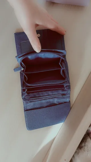 Portafogli donna blu e viola