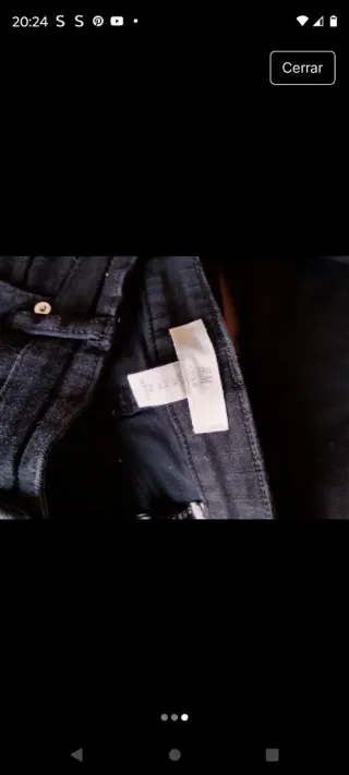 2 Pantalones Zara y H&M Negros/Grises