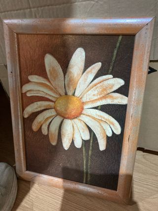 Cuadro de flor de margarita