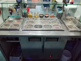 Maquinaria, útiles para heladería, hostelería, bar