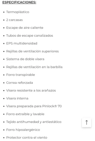 Casco Modular SMK Unisex Talla XS