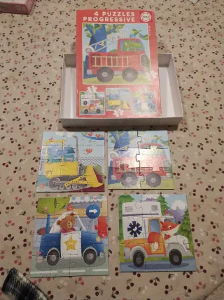 2 Puzzles Progresivos 6-16 Piezas