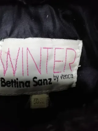 Abrigo acolchado negro