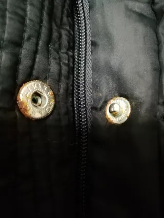 Abrigo acolchado negro