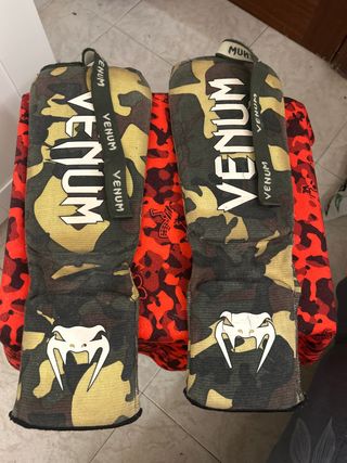 Protecciones Kick Boxing Venum Camuflaje