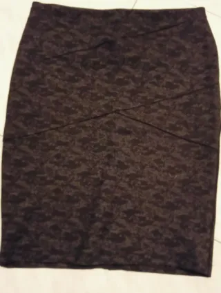 Falda tubo estampada