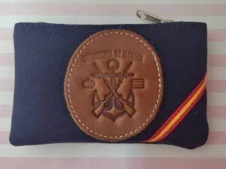NOVEDAD! MONEDERO LONA/PIEL INFANTERÍA DE MARINA
