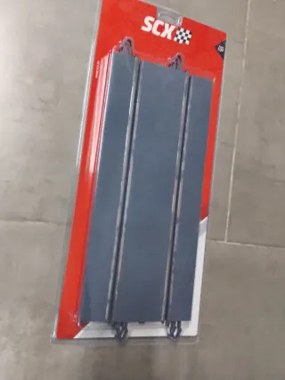 Scalextric Recta 360 mm pista gris moderna