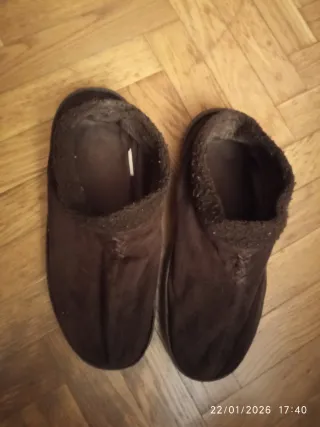 Zapatillas de casa hombre marrones