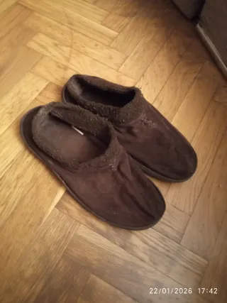 Zapatillas de casa hombre marrones