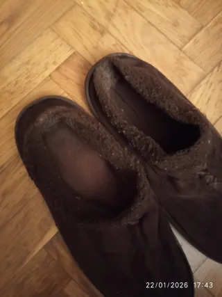 Zapatillas de casa hombre marrones