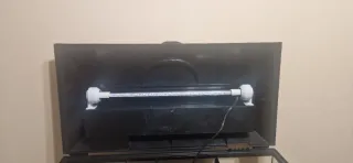 Acuario Negro y Transparente