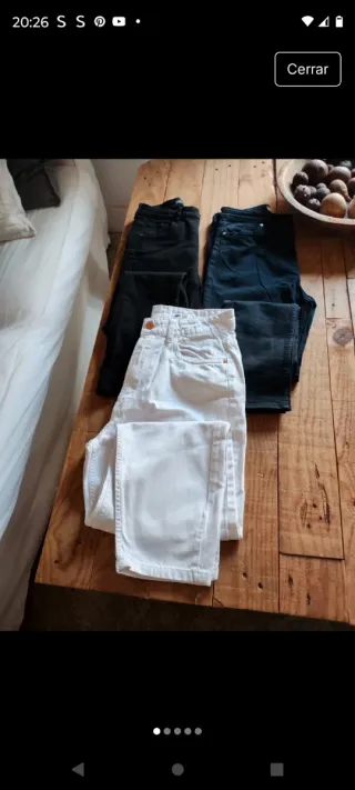 Lote 3 pantalones