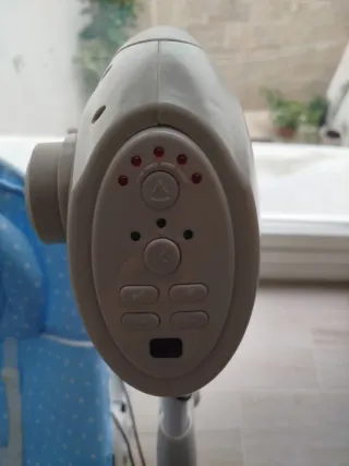 Hamaca balancín bebé azul, marca Asalvo.