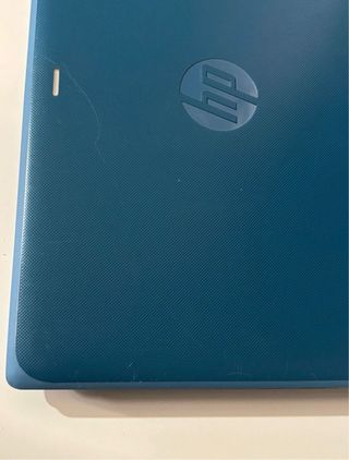 Portátil HP azul