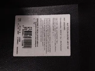 Alfombra Teplon Gris y Negra