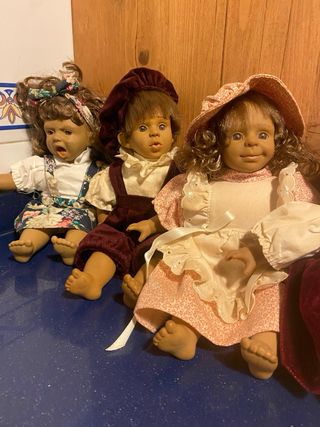 Set di 5 pupazzi vintage gesticolanti