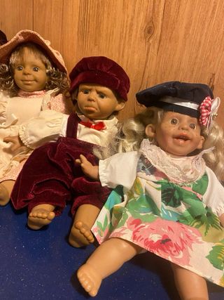 Set di 5 pupazzi vintage gesticolanti