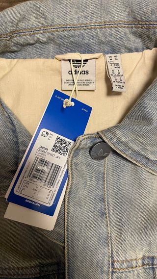 Chaqueta vaquera Adidas Originals con 3 bandas