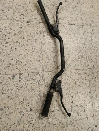 Manillar moto universal negro