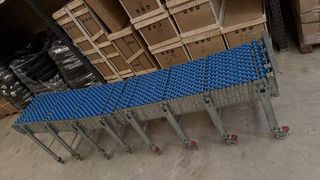 CINTA TRANSPORTADORA EXTENSIBLE GRAVITATORIA