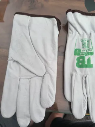 Guantes de cuero de trabajo TB Talla 9