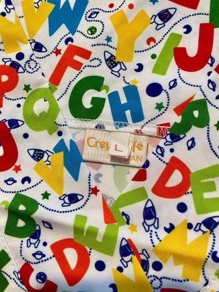 Casaca Sanitaria Multicolor con Letras