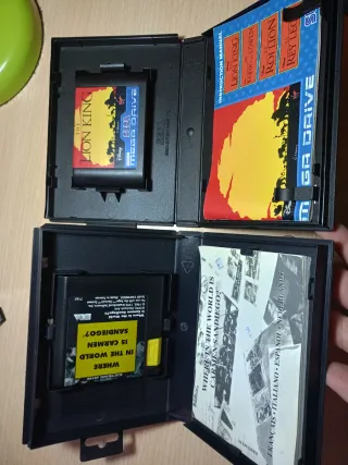 Juegos Mega Drive: Carmen Sandiego y Rey León