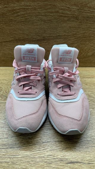 Zapatillas New Balance Rosa y Blanco 997H