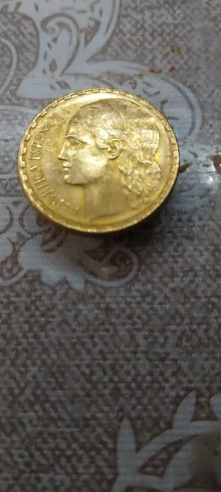 Moneda 1 Peseta II República 1937